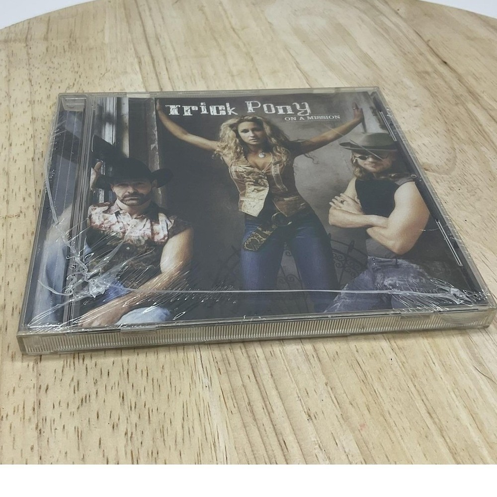Trick Pony CD On A Mission 2002 Country Album Warner Bros Brown Artwork